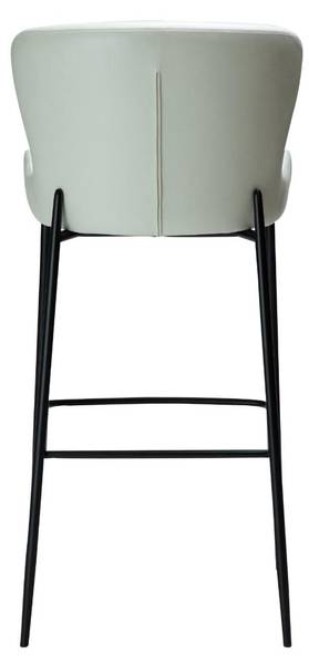 Barhocker Glamorous Weiß - Holz teilmassiv - 49 x 105 x 58 cm