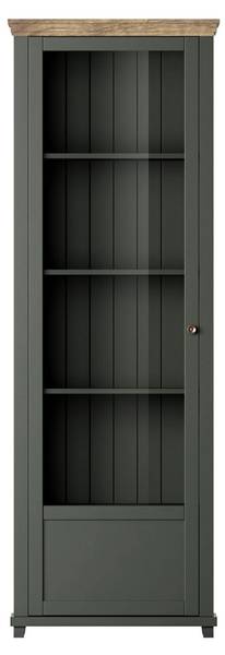 Vitrine ELDA Grün - Holzwerkstoff - 71 x 200 x 42 cm