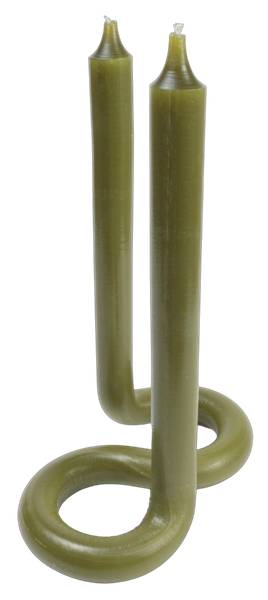 Bougie Twist Vert foncé