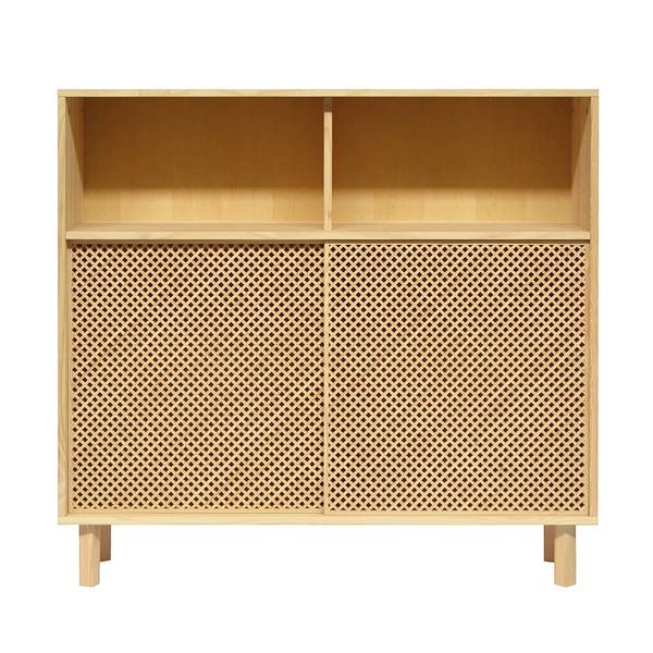 Sideboard Cadaqués Unlackiert Braun - Kiefer - 120 x 113 x 35 cm
