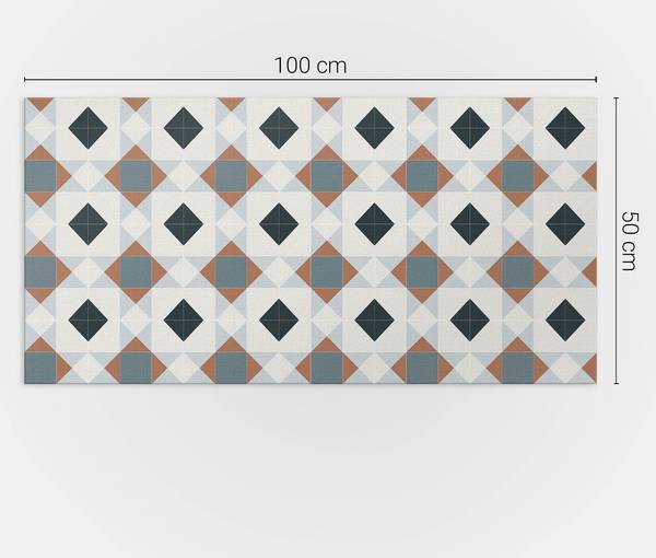 Klebepaneele Geo Klebepaneele Stil 100 x 50 cm