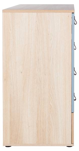 Wickelkommode Roofy mit Self-Soft-Close Braun - Grün - Holzverbundwerkstoff - 101 x 94 x 77 cm