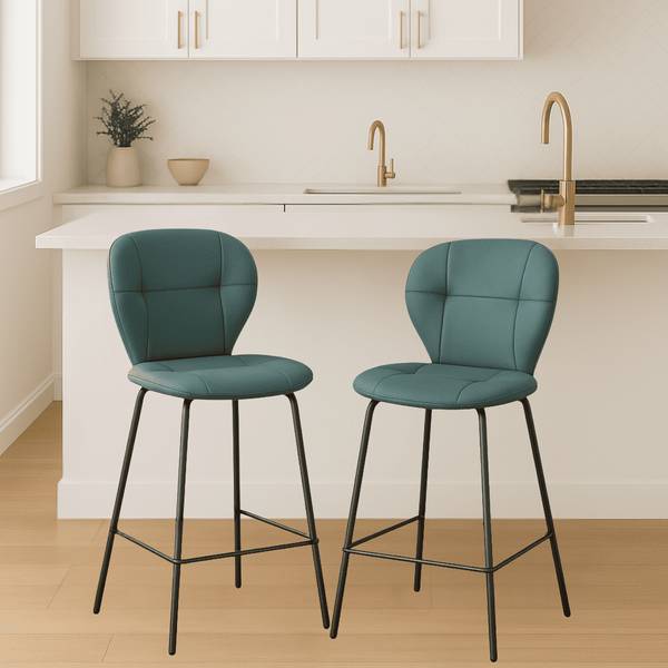 Barhocker MAURA 2er-Set Grün