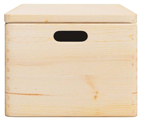 Holzkiste 3042894 Braun - Massivholz - 30 x 23 x 40 cm