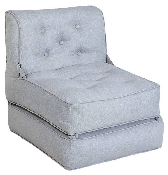 Schlafsessel ZONIRA Grau - Textil - 65 x 75 x 70 cm