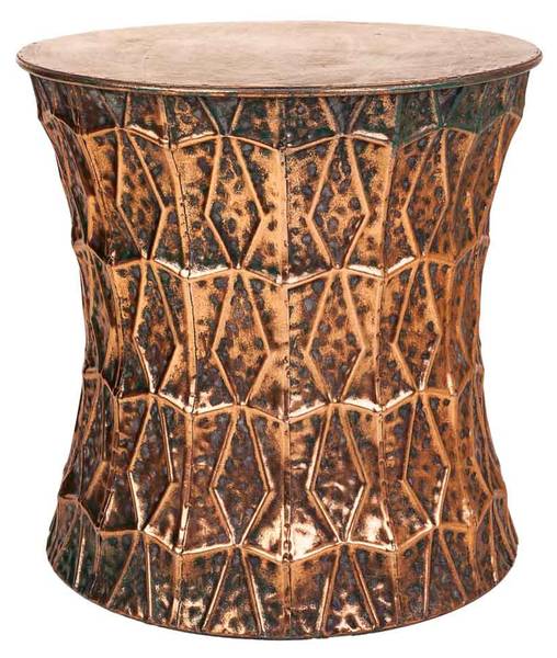 Hocker 4523288317 Gold - Metall - 36 x 34 x 36 cm