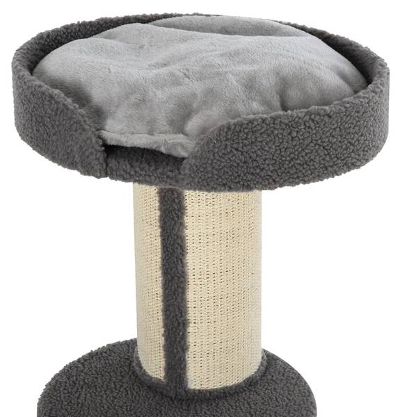 Katzenkratzbaum CP31 Grau - Kunststoff - 91 x 91 x 45 cm