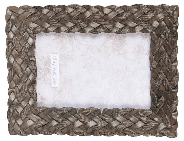 Fotolijst Smeralda&Cosy bruin - kunststof - 3 x 21 x 16 cm