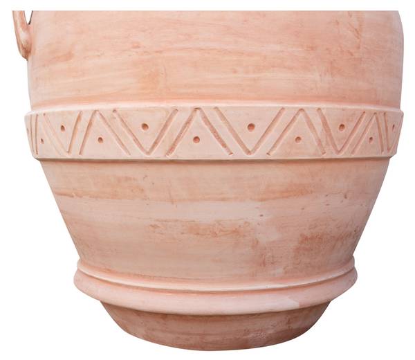 Bloempot Kruik XXL PREMIUM bruin - terracotta - 130 x 140 x 130 cm