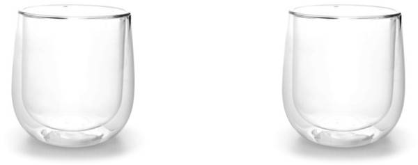 Tasse Paris - 2er-Set Glas - 8 x 9 x 8 cm