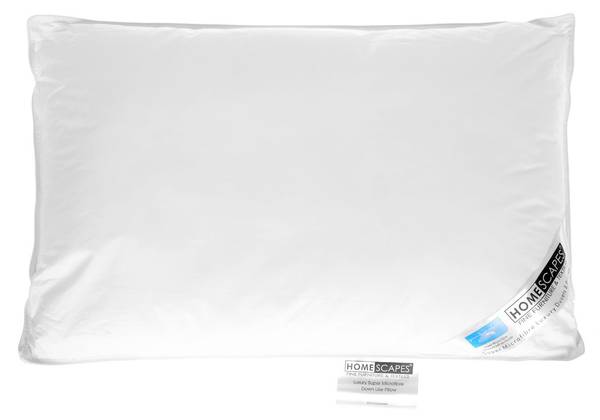 Kinderkopfkissen Super-Mikrofaser Weiß - Microfaser - 40 x 15 x 60 cm