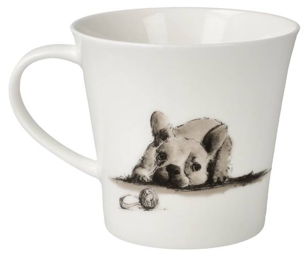 Tasse Peter Schnellhardt  Dicke Freunde Porzellan - 11 x 10 x 14 cm