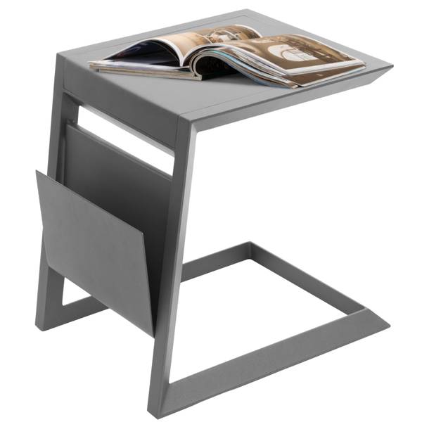 Bijzettafel Allure grijs - aluminium - 45 x 55 x 55 cm