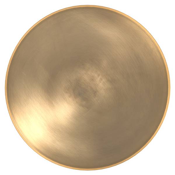 Table d'appoint ronde en métal vert et Bleu - Métal - 49 x 39 x 49 cm