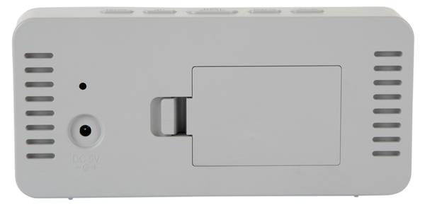 Wecker Audaz Weiß - Kunststoff - 2 x 6 x 14 cm