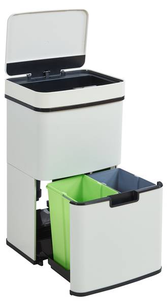 Sensor-Mülleimer Venna Beige - Fassungsvermögen: 62 L