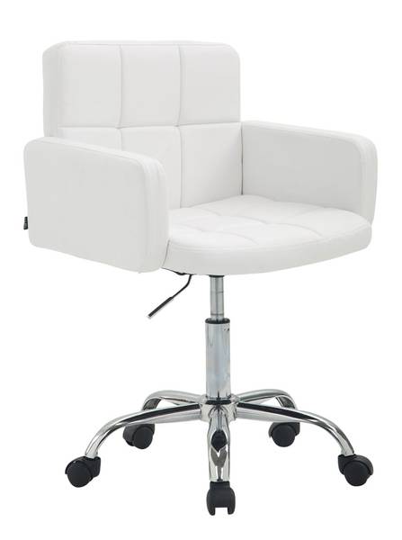 Tabouret de bureau Los Angeles Blanc