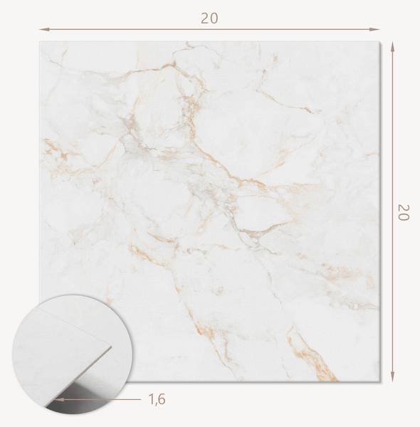 Vinyl tegels 00088372 (20er - Set) 20 x 20 cm
