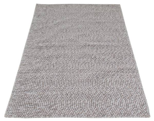 Outdoorteppich Modern Grau - Kunststoff - 120 x 1 x 180 cm