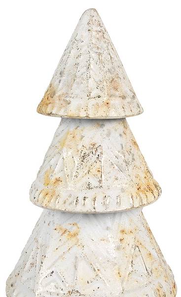 Weihnachtsbaum Xmas&Roman Weiß - Metall - 12 x 32 x 12 cm