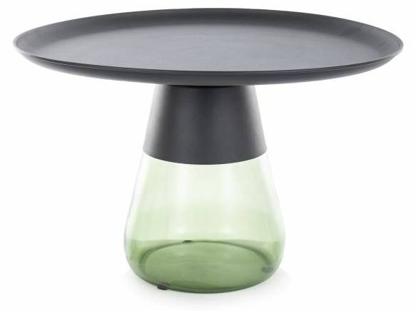 Beistelltisch Tiffany Schwarz - Grün