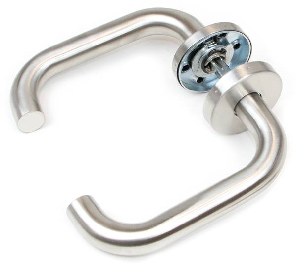 Türdrückergarnitur 9170051 Silber - Metall - 8 x 6 x 17 cm