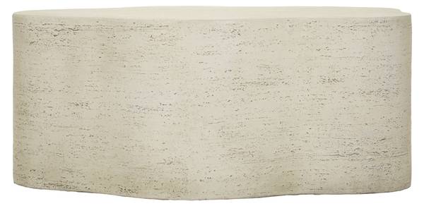 Kaffeetisch Cloud Beige - Harz - 55 x 40 x 93 cm
