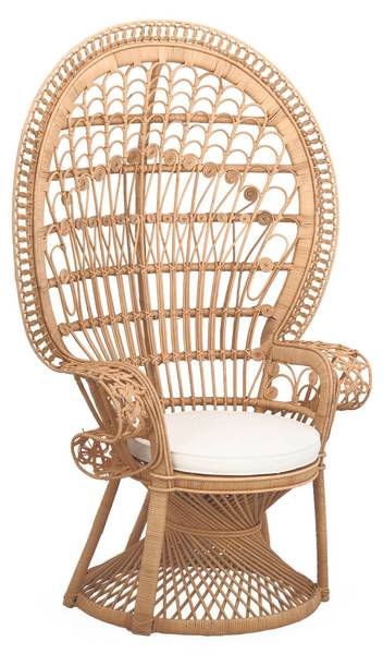 Sessel Beige - Rattan - 60 x 150 x 110 cm