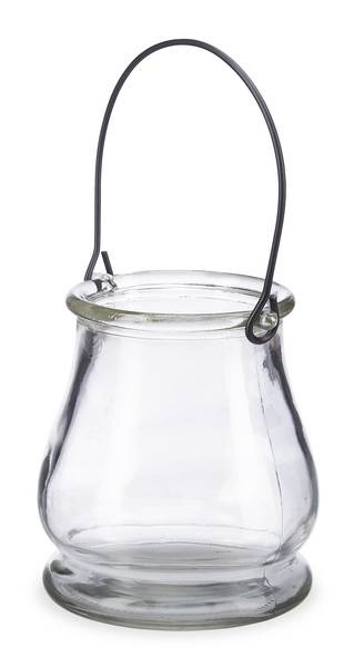 Photophore verre lot de 12 Noir - Verre clair - 9 x 10 x 9 cm