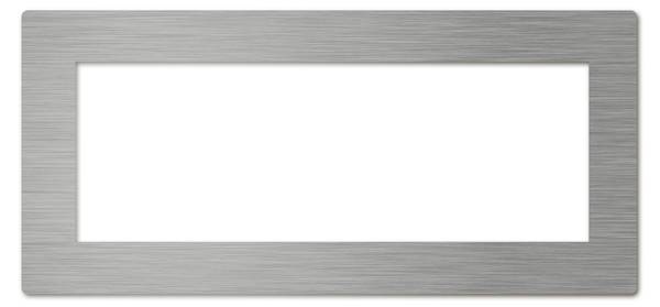 Ethanol-Kamin Ethanolbrenner L Schwarz - Edelstahl - 70 x 1 x 40 cm