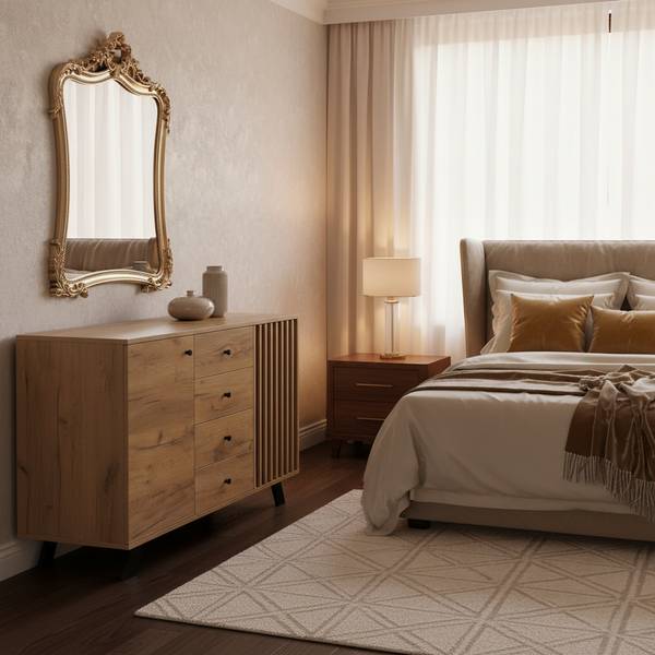 Sideboard Breaker Braun - Holzwerkstoff - 120 x 75 x 38 cm