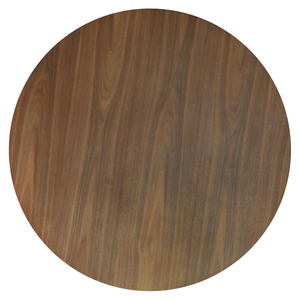 Esstisch RENE Braun - Metall - Holz teilmassiv - 120 x 76 x 120 cm
