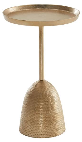 Beistelltisch OLONA Gold - Aluminium - 33 x 53 x 33 cm