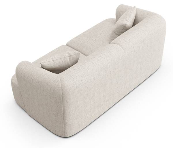 Modulares Sofa CAMPI Hochglanz Beige