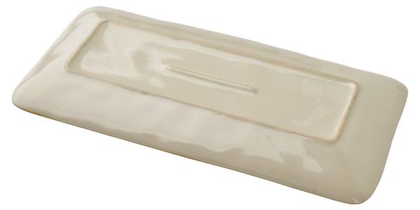 Servierplatte BASIC NATURE Beige - Keramik - 16 x 3 x 33 cm