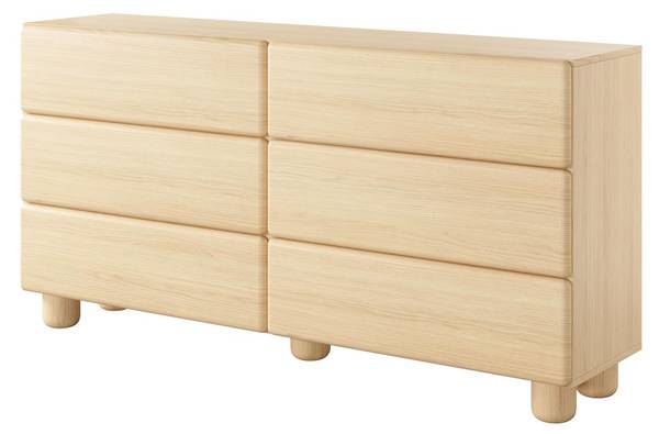 Sideboard OLMO Braun - Holzwerkstoff - 160 x 80 x 38 cm
