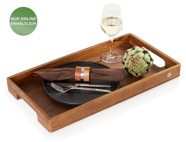 Balance Tray - Einhand Serviertablett, rutschfest und Elegant - Perfekt für Frühstück im Bett, Brunch und Hochzeitsgeschenke - Ideal für die einfache servieren von Speisen und Getränken Balance Tray - Einhand Serviertablett, rutschfest und Elegant - Perfekt für Frühstück im Bett, Brunch und Hochzeitsgeschenke - Ideal für die einfache servieren von Speisen und Getränken