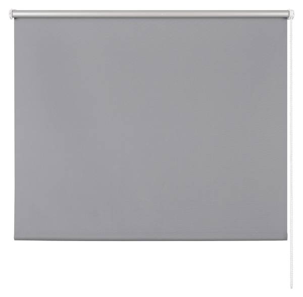 Verdunkelungsrollo THERMO Grau - Textil - 90 x 1 x 210 cm