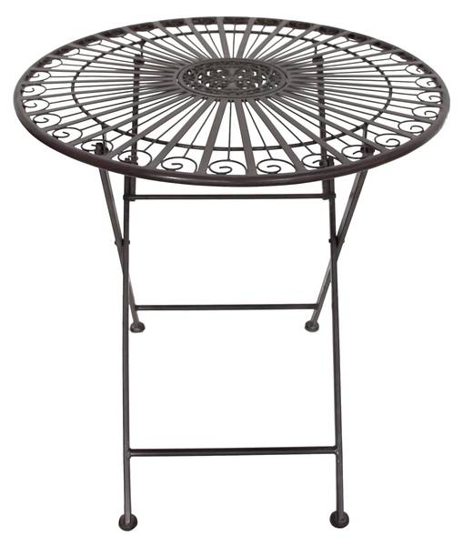 Balkonmöbel-Set TAMAS Braun - Metall - 70 x 73 x 70 cm