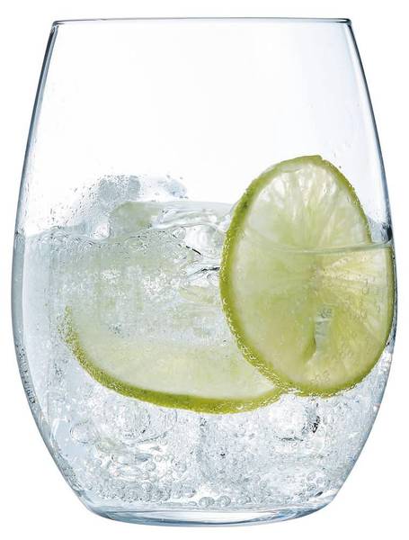 Wasserglas Primary 6er Set Naturfaser - 9 x 11 x 9 cm