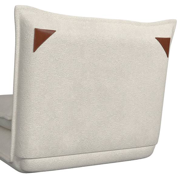 Schlafsessel MACY Weiß - Metall - Textil - 83 x 70 x 84 cm