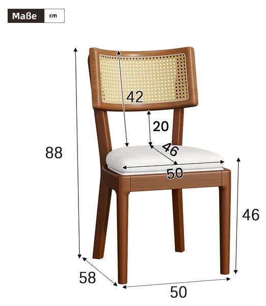 Esszimmerstuhl WalnutWoody (4er Set) 4er Set