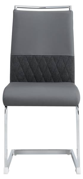 Eetkamerstoelen  Vesta V  (set van 2) grijs
