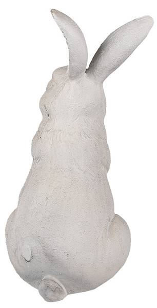 Beeld Konijn DekoEaster-Royce beige - kunststof - 11 x 26 x 14 cm