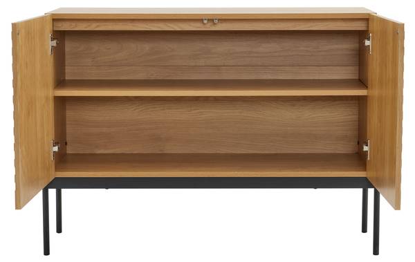 Sideboard NaturLine Ⅱ Beige - Stahl - 100 x 75 x 40 cm