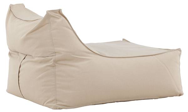Sitzsack Redang Beige - Stahl - 94 x 83 x 118 cm