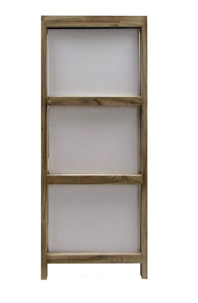 Table de nuit RE6502 Blanc - Bois massif - 24 x 79 x 30 cm