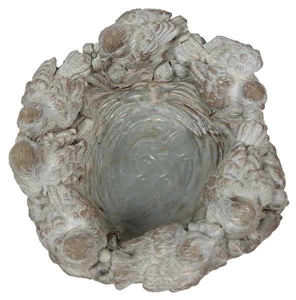 Blumentopf Pilarsi Grau - Stein - 27 x 12 x 27 cm