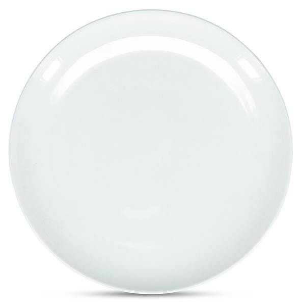 Teller Alura - 4er-Set Weiß - Porzellan - 20 x 2 x 20 cm