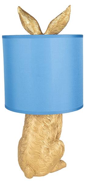 Tischlampe Kaninchen Ludovica Gold - Himmelblau